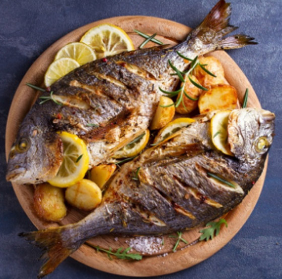 طريقة عمل سمك دنيس بالزيت والليمون غني بالفيتامينات والمعادن صورة رقم 3