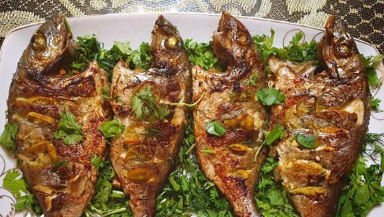 طريقة عمل سمك دنيس بالزيت والليمون غني بالفيتامينات والمعادن صورة رقم 4