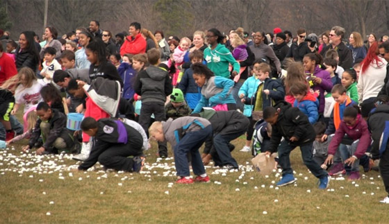 مشهد غير اعتيادي.. المارشملو تتساقط في سماء ديترويت صورة رقم 1
