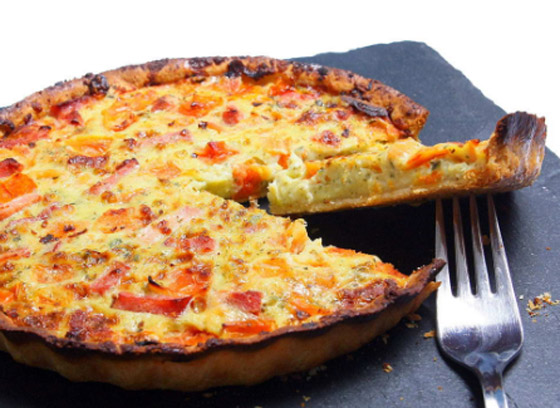 اليكم وصفة الكيش بالخضار صورة رقم 4