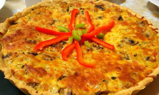 اليكم وصفة الكيش بالخضار صورة رقم 5