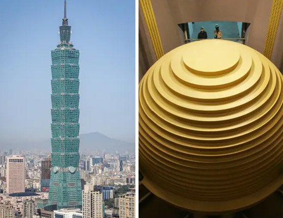 كيف قاومت أعلى ناطحة سحاب بتايوان الزلزال؟ هذا سر كرتها الفولاذية (فيديو) صورة رقم 1 كيف قاومت أعلى ناطحة سحاب بتايوان الزلزال؟ هذا سر كرتها الفولاذية (فيديو) صورة رقم 1