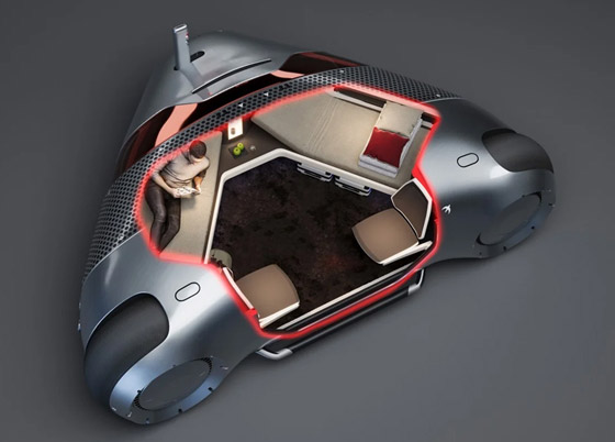 صورة رقم 6 - لكسر ملل ساعات السفر.. خطط لتصنيع سيارات فندقية ذاتية القيادة (صور) صورة رقم 6 - لكسر ملل ساعات السفر.. خطط لتصنيع سيارات فندقية ذاتية القيادة (صور)