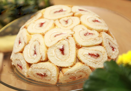 إليكم طريقة تحضير حلى سويسرول للرجيم صورة رقم 2