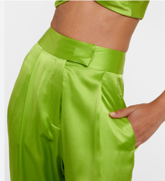 البنطال يكتسي بالساتان والحرير في الصيف صورة رقم 5