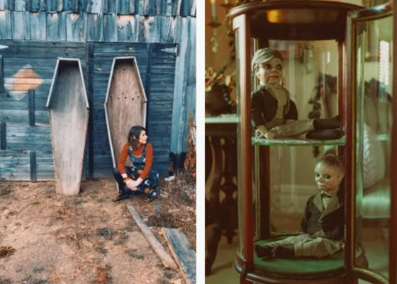 أمريكية تعيش في المكان 