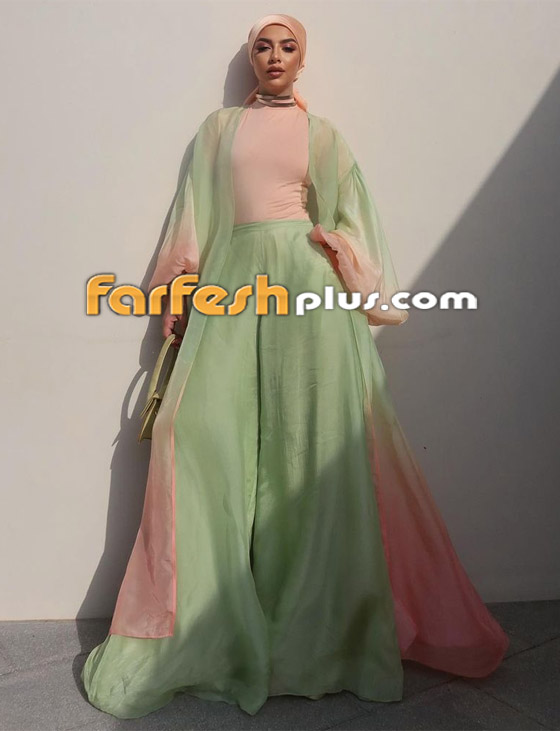 استوحي ملابس محجبات بألوان الباستيل لصيف 2024 من مدونات الموضة صورة رقم 2