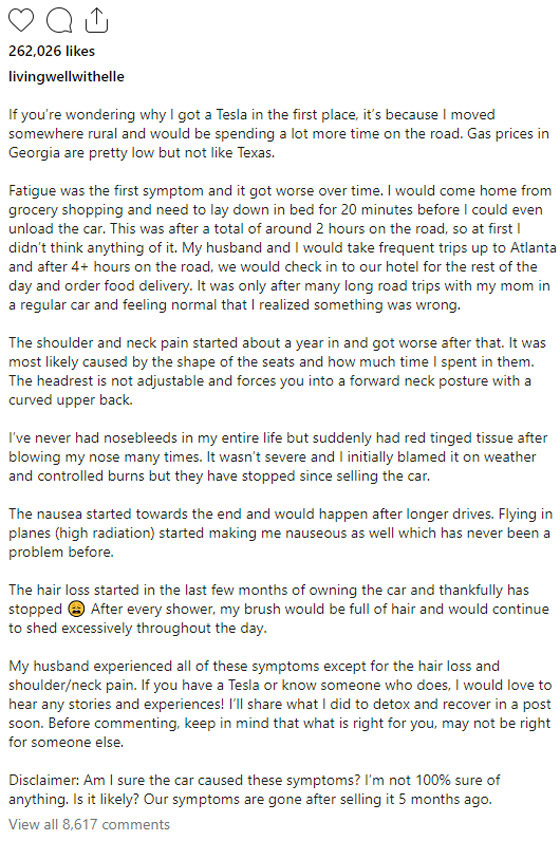 نزيف في الأنف وفقدان الشعر.. مزاعم عن أعراض غريبة تسببها السيارات الكهربائية صورة رقم 1