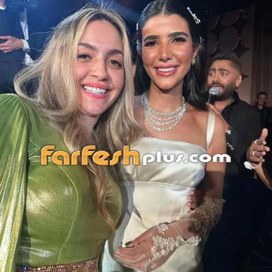 النجوم بحفل زفاف ريم سامي: عمرو دياب، أحمد السقا، دينا، أحمد زاهر وابنتيه ليلى وملك صورة رقم 9