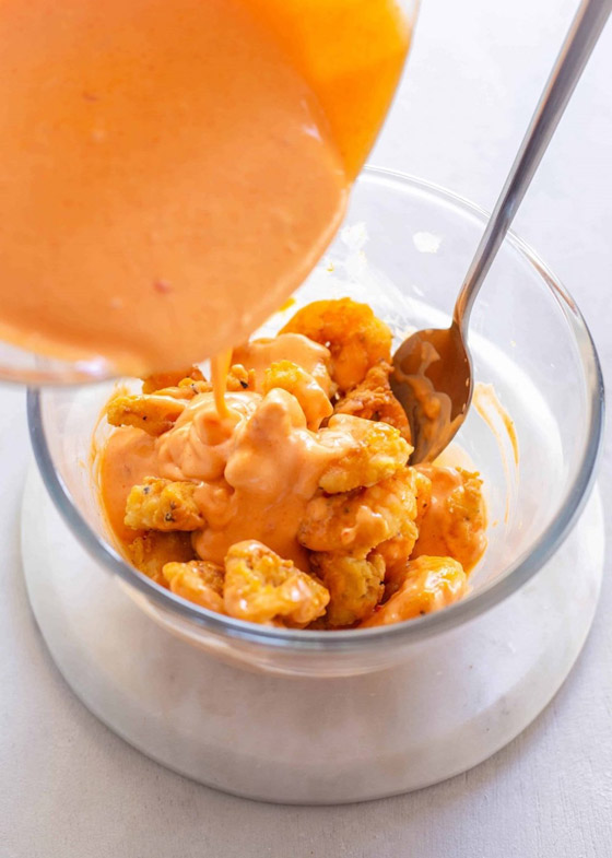 اليكم وصفة «داينمايت شريمب» بالمقلاة الهوائيـة صورة رقم 1