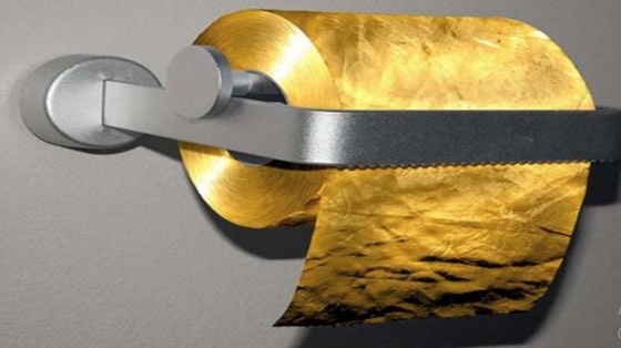 من مناديل الحمام للمرحاض والتابوت.. أغرب الأشياء المصنوعة من الذهب صورة رقم 2