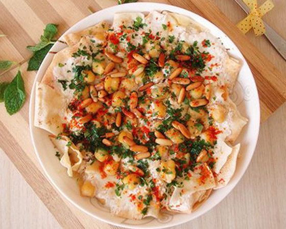 إليكم طريقة عمل فتة الحمص الطيب للرجيم صورة رقم 4