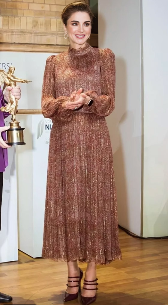 أجمل إطلالات الملكة الأردنية رانيا في المناسبات على مدار السنين صورة رقم 28