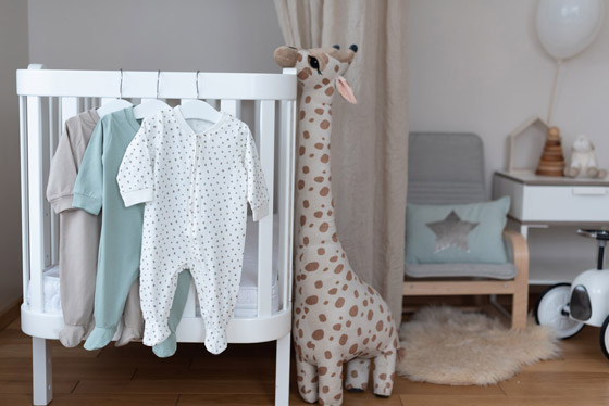 أفكار مميزة للتوظيف في ديكورات غرف نوم الأطفال حديثي الولادة صورة رقم 5