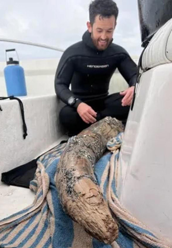 صياد يعثر على ناب لوحش يعود عمره لـ10 ملايين سنة ماضية (صور) صورة رقم 4