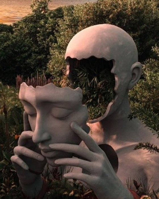 بالصور.. منحوتات عملاقة تناشد الطبيعة صورة رقم 1