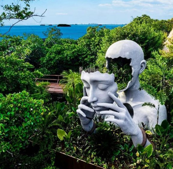 بالصور.. منحوتات عملاقة تناشد الطبيعة صورة رقم 6