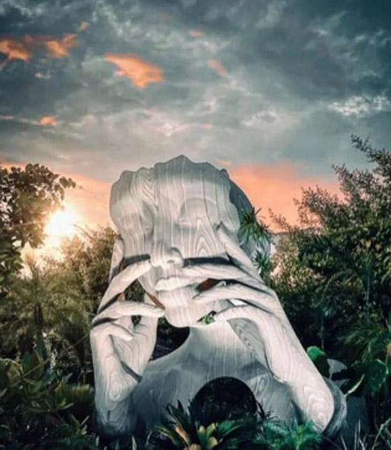 بالصور.. منحوتات عملاقة تناشد الطبيعة صورة رقم 7