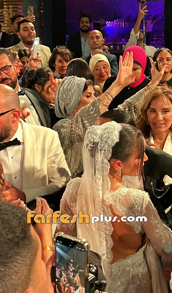 جميلة عوض تحتفل بزفافها بفستان ملكي في قلعة تاريخية بحضور النجوم (فيديو وصور) صورة رقم 10
