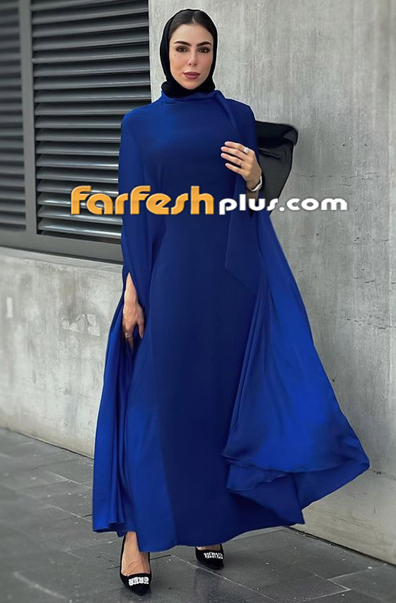 صور: موديلات فساتين محتشمة طويلة لإطلالة العيد من مؤثرات الموضة صورة رقم 1