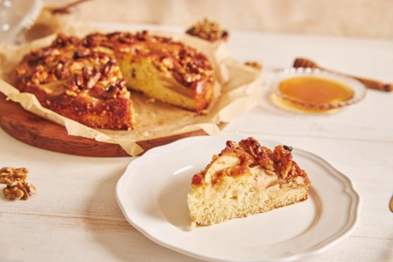 إليكم طريقة تحضير كعكة جوز البيكان والتفاح اللذيذة صورة رقم 1