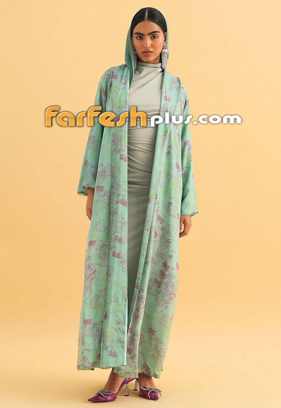 كيف تنسقين قفاطين وعبايات بلون الأخضر النعناعي لعيد الأضحى 2024؟ صورة رقم 2