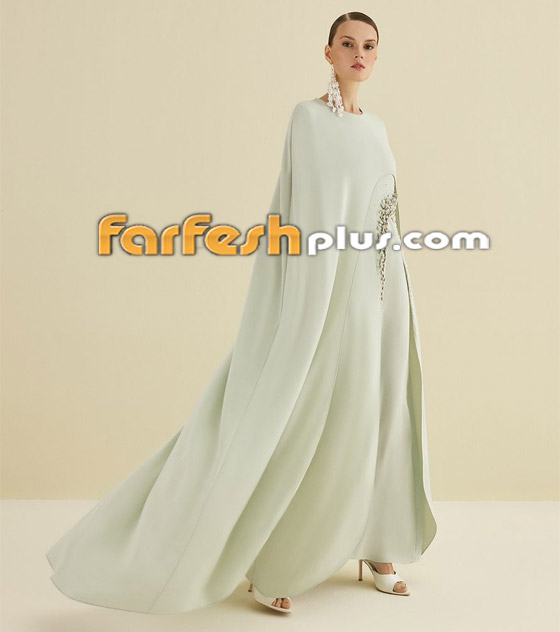 كيف تنسقين قفاطين وعبايات بلون الأخضر النعناعي لعيد الأضحى 2024؟ صورة رقم 1