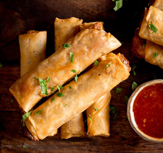 إليكم طريقة تحضير سبرينغ رول الخضار مشوي للرجيم صورة رقم 4