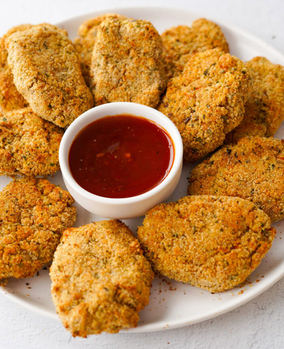 إليكم طريقة تحضير ناغتس بالخضار للنباتيين.. سناك خفيف ولذيذ صورة رقم 7 إليكم طريقة تحضير ناغتس بالخضار للنباتيين.. سناك خفيف ولذيذ صورة رقم 7