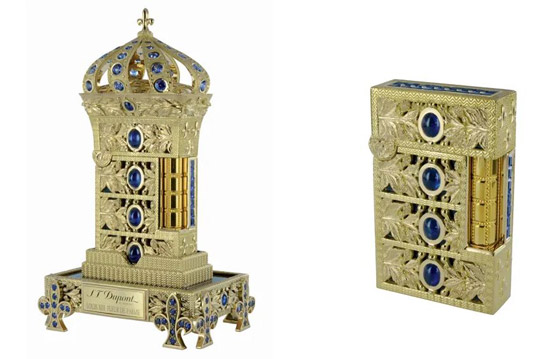 مصنوعة من الذهب ومزينة بالياقوت.. أغلى قداحة (ولاعة) سيجار في العالم صورة رقم 4 مصنوعة من الذهب ومزينة بالياقوت.. أغلى قداحة (ولاعة) سيجار في العالم صورة رقم 4