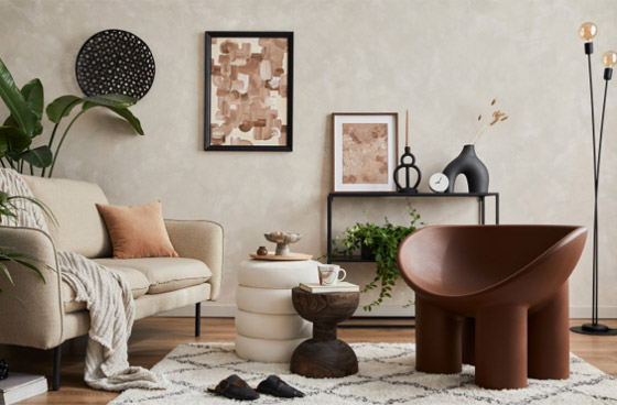 صورة رقم 4 - الألوان والخامات الدافئة تتصدر موضة الديكور في خريف 2024 صورة رقم 4 - الألوان والخامات الدافئة تتصدر موضة الديكور في خريف 2024