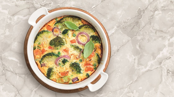 اليكم طريقة تحضير كيش البروكولي والدجاج بعجينة البطاطس صورة رقم 2