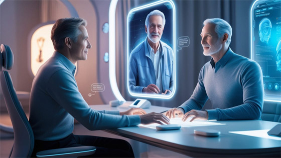 صورة رقم 5 - هل تخيلت نفسك في سن الـ60؟ قابلها وتحدث معها الآن بالذكاء الاصطناعي صورة رقم 5 - هل تخيلت نفسك في سن الـ60؟ قابلها وتحدث معها الآن بالذكاء الاصطناعي