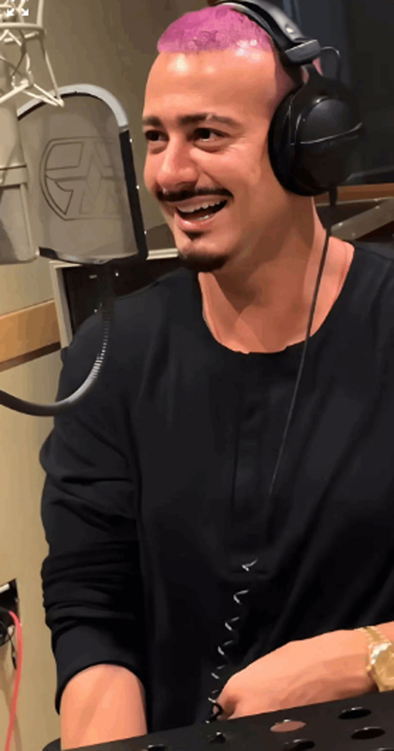 سعد المجرد بإطلالة جريئة غريبة وشعر بلون زهري! وعودته للمحاكم بسبب (انتي باغية واحد)! صورة رقم 1