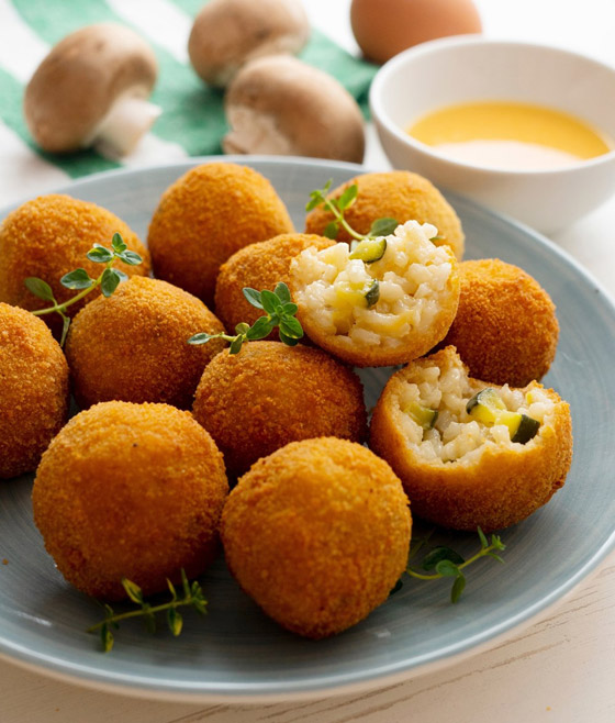 اليكم طريقة تحضير «الأرانشيني الإيطالية» (كرات الريزوتو المقلية) صورة رقم 1