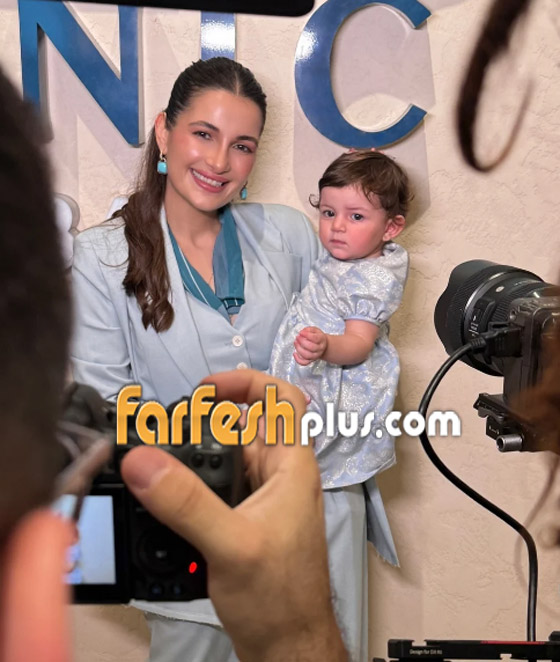 أصالة نصري تشارك فيديو عفوي لحفيدتها جيجي بعيد ميلادها الأول صورة رقم 2