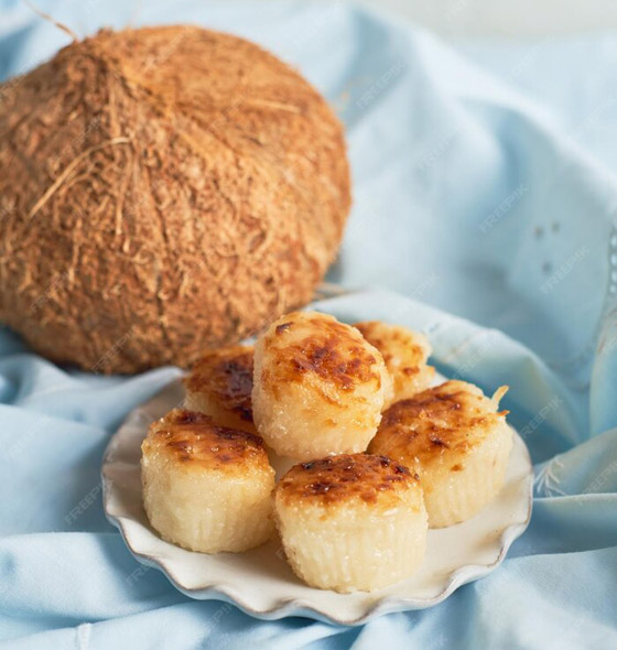 صورة رقم 2 - إليكم طريقة تحضير حلوى جوز الهند المخبوزة للرجيم صورة رقم 2 - إليكم طريقة تحضير حلوى جوز الهند المخبوزة للرجيم