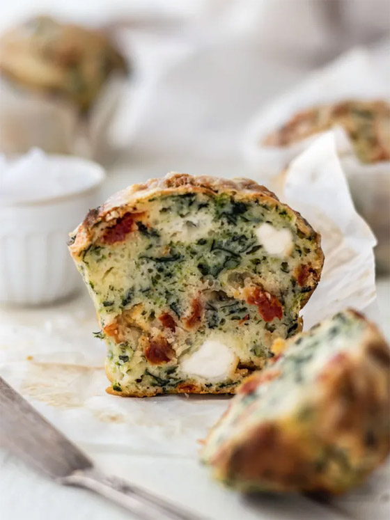 مافن السبانخ والفيتا الشرق أوسطية.. وصفة سهلة وشهية صورة رقم 4 مافن السبانخ والفيتا الشرق أوسطية.. وصفة سهلة وشهية صورة رقم 4