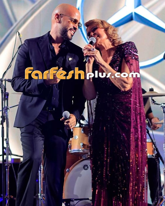 أحمد سعد يهدي أغنية (إيه اليوم الحلو دا) لـ يسرا، و(أبو) يغني معها 3 دقات صورة رقم 3