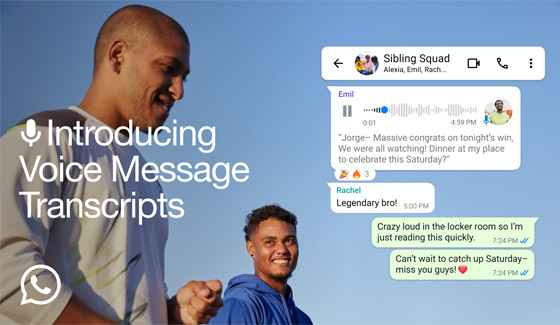 صورة رقم 1 - بينها اللغة العربية.. واتساب يحول الرسائل الصوتية إلى نصوص صورة رقم 1 - بينها اللغة العربية.. واتساب يحول الرسائل الصوتية إلى نصوص