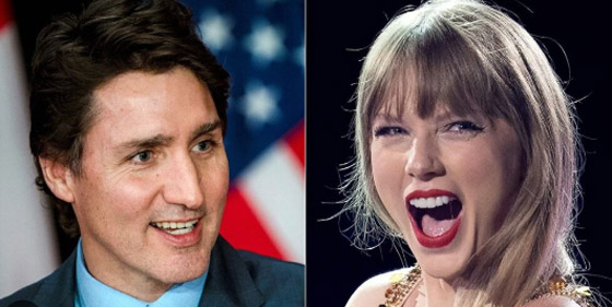 بعد الأمير ويليام، رئيس وزراء كندا ترودو يغني ويرقص في حفل تايلور سويفت  صورة رقم 5