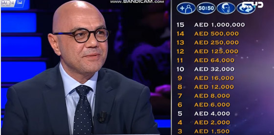 من سيربح المليون 3: الحظ يخون فراس الخطيب ومقارنة قصي الخولي مع جورج قرداحي! صورة رقم 1
