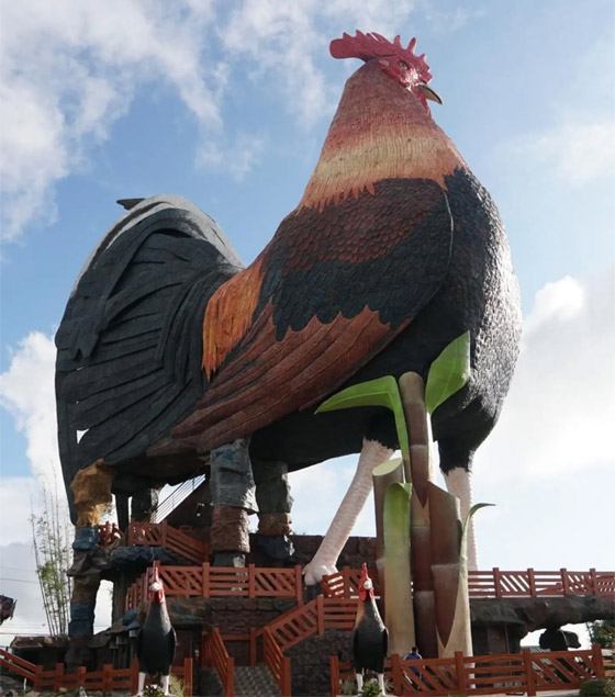 فندق بالفلبين يحقق رقما قياسيا كأكبر مبنى بالعالم على شكل دجاجة صورة رقم 6