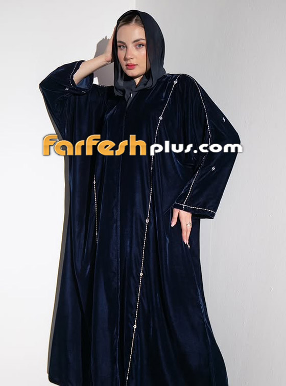 صورة رقم 7 - صور: أفكار لتنسيق موديلات عبايات مخمل لسهرة رأس السنة 2025 صورة رقم 7 - صور: أفكار لتنسيق موديلات عبايات مخمل لسهرة رأس السنة 2025