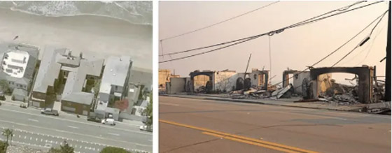 صور صادمة ولا بالخيال! منازل نجوم ومشاهير لوس أنجلوس احترقت وتحولت لرماد! صورة رقم 6