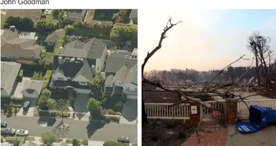 صور صادمة ولا بالخيال! منازل نجوم ومشاهير لوس أنجلوس احترقت وتحولت لرماد! صورة رقم 10