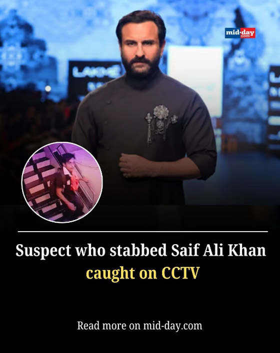 متسلل يقتحم منزل نجم بوليوود سيف علي خان ويطعنه بالسكين 6 طعنات! كاميرا صورته.. صورة رقم 1