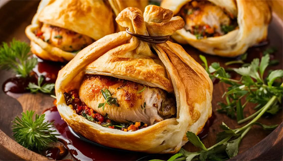 وصفة لفائف الفيلو بالجبن البري والديك الرومي المدخن.. لمتعة فردية صورة رقم 2 وصفة لفائف الفيلو بالجبن البري والديك الرومي المدخن.. لمتعة فردية صورة رقم 2