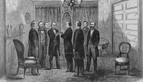 هكذا أقيم حفل التنصيب عقب أول اغتيال لرئيس أميركي صورة رقم 5