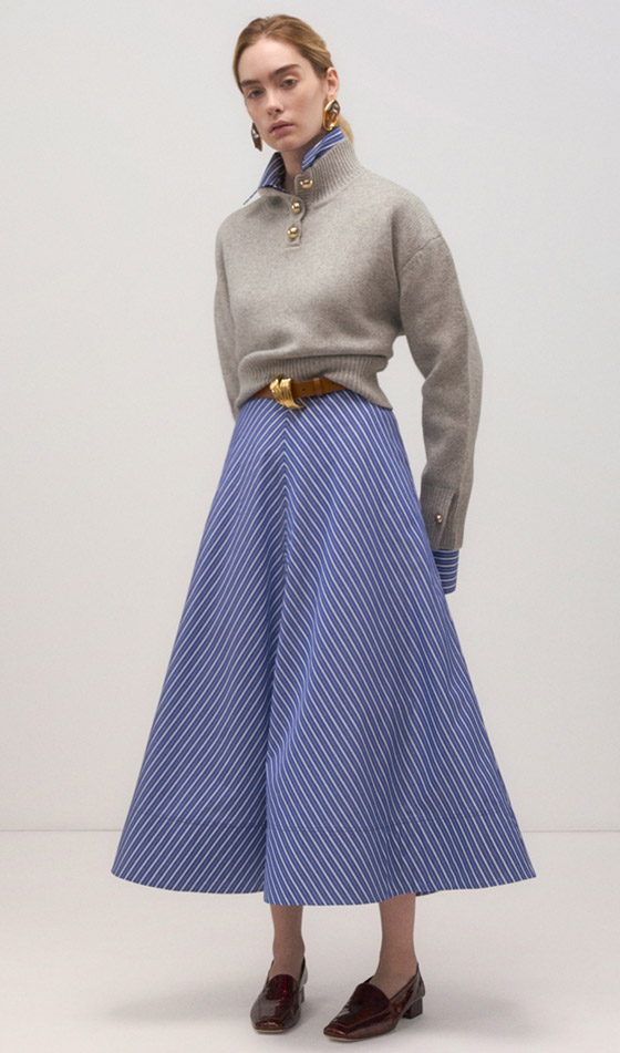 صورة رقم 2 - اكتشفوا موديلات فساتين ميدي عصرية للمحجبات موضة شتاء 2025 صورة رقم 2 - اكتشفوا موديلات فساتين ميدي عصرية للمحجبات موضة شتاء 2025